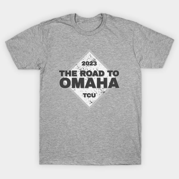 TCU Road To Omaha College Baseball 2023 T-Shirt by Designedby-E